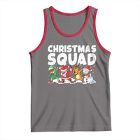 Christmas Squad Tank Top Santa Dabbing Elf Family Matching Pajamas - Wonder Print Shop
