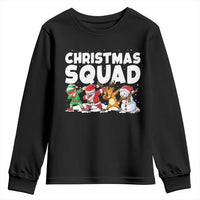 Christmas Squad Youth Sweatshirt Santa Dabbing Elf Family Matching Pajamas - Wonder Print Shop