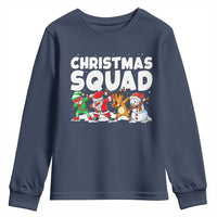 Christmas Squad Youth Sweatshirt Santa Dabbing Elf Family Matching Pajamas - Wonder Print Shop