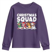 Christmas Squad Youth Sweatshirt Santa Dabbing Elf Family Matching Pajamas - Wonder Print Shop