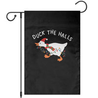 Funny Christmas Silly Goose Garden Flag Funny Duck the Halls - Wonder Print Shop