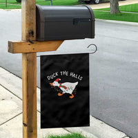 Funny Christmas Silly Goose Garden Flag Funny Duck the Halls - Wonder Print Shop