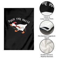 Funny Christmas Silly Goose Garden Flag Funny Duck the Halls - Wonder Print Shop