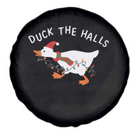 Funny Christmas Silly Goose Spare Tire Cover Funny Duck the Halls - Wonder Print Shop