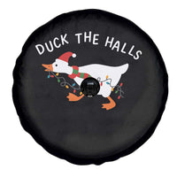 Funny Christmas Silly Goose Spare Tire Cover Funny Duck the Halls - Wonder Print Shop