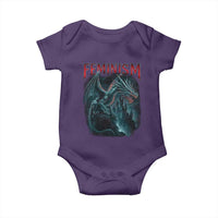 Feminism Dragon Baby Onesie Retro Vintage Gothic Fantasy Castle Feminist Empowerment - Wonder Print Shop