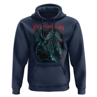 Feminism Dragon Hoodie Retro Vintage Gothic Fantasy Castle Feminist Empowerment - Wonder Print Shop