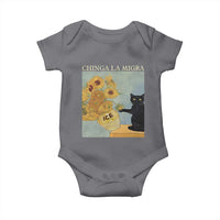 Chinga la Migra Baby Onesie Subtle FDT Black Cat Meme Van Gogh Art - Wonder Print Shop