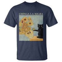 Chinga la Migra T Shirt Subtle FDT Black Cat Meme Van Gogh Art - Wonder Print Shop