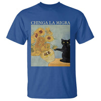 Chinga la Migra T Shirt Subtle FDT Black Cat Meme Van Gogh Art - Wonder Print Shop