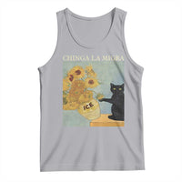 Chinga la Migra Tank Top Subtle FDT Black Cat Meme Van Gogh Art - Wonder Print Shop