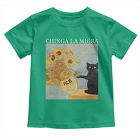 Chinga la Migra Toddler T Shirt Subtle FDT Black Cat Meme Van Gogh Art - Wonder Print Shop