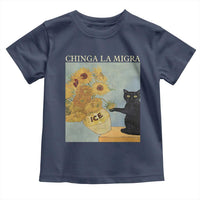 Chinga la Migra Toddler T Shirt Subtle FDT Black Cat Meme Van Gogh Art - Wonder Print Shop
