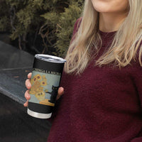 Chinga la Migra Tumbler Cup Subtle FDT Black Cat Meme Van Gogh Art - Wonder Print Shop