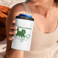 Chinga la Migra 4 in 1 Can Cooler Tumbler Funny Subtle FDT Cat Meme - Wonder Print Shop