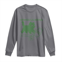 Chinga la Migra Long Sleeve Shirt Funny Subtle FDT Cat Meme - Wonder Print Shop