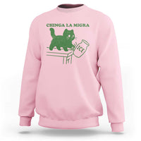 Chinga la Migra Sweatshirt Funny Subtle FDT Cat Meme - Wonder Print Shop