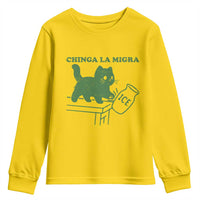 Chinga la Migra Youth Sweatshirt Funny Subtle FDT Cat Meme - Wonder Print Shop