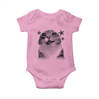 Funny Y2k Cat Meme Baby Onesie Vintage Retro Silly Cats Cats lover Gift - Wonder Print Shop