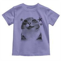 Funny Y2k Cat Meme Toddler T Shirt Vintage Retro Silly Cats Cats lover Gift - Wonder Print Shop
