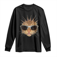 Funny Y2k Retro Cat Meme Long Sleeve Shirt Vintage Cat Edgy Retro 90s Streetwear - Wonder Print Shop