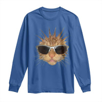 Funny Y2k Retro Cat Meme Long Sleeve Shirt Vintage Cat Edgy Retro 90s Streetwear - Wonder Print Shop