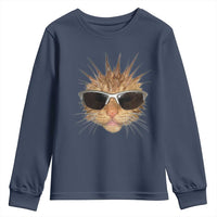 Funny Y2k Retro Cat Meme Youth Sweatshirt Vintage Cat Edgy Retro 90s Streetwear - Wonder Print Shop