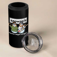 Snowasis Some Might Sleigh Christmas 4 in 1 Can Cooler Tumbler Funny Music Lovers Snowman Singers Band - Wonder Print Shop
