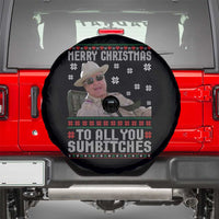 Merry Christmas To All You Sumbitches Spare Tire Cover Funny Ugly Xmas Retro 80s Movie - Wonder Print Shop