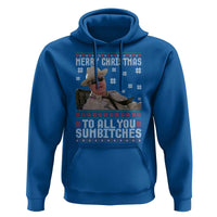 Merry Christmas To All You Sumbitches Hoodie Funny Ugly Xmas Retro 80s Movie - Wonder Print Shop