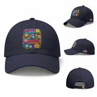 No Kings In America Protest Democraty Baseball Cap Floral Resist