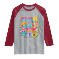 No Kings In America Protest Democraty Raglan Shirt Floral Resist