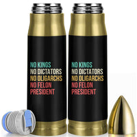 No Kings Bullet Tumbler Retro Resistance