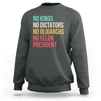 No Kings Sweatshirt Retro Resistance