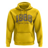 1986 Retro Birthday Hoodie 40 Year Old Leopard 40th Birthday Gifts For Women