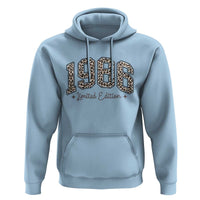 1986 Retro Birthday Hoodie 40 Year Old Leopard 40th Birthday Gifts For Women