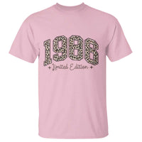 1986 Retro Birthday T Shirt 40 Year Old Leopard 40th Birthday Gifts For Women