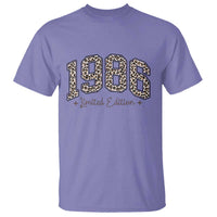 1986 Retro Birthday T Shirt 40 Year Old Leopard 40th Birthday Gifts For Women