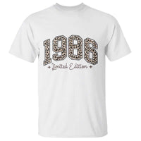 1986 Retro Birthday T Shirt 40 Year Old Leopard 40th Birthday Gifts For Women