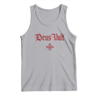 Catholic Knights Templar Cross Tank Top Crusader Deus Vult