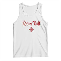 Catholic Knights Templar Cross Tank Top Crusader Deus Vult