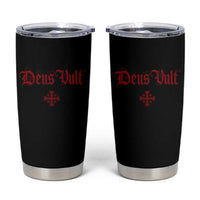 Catholic Knights Templar Cross Tumbler Cup Crusader Deus Vult