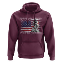 Catholic Knight Templar Hoodie American Flag Crusader Cross
