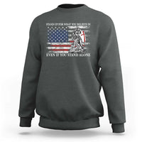 Catholic Knight Templar Sweatshirt American Flag Crusader Cross
