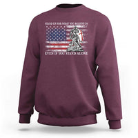 Catholic Knight Templar Sweatshirt American Flag Crusader Cross