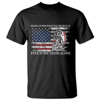Catholic Knight Templar T Shirt American Flag Crusader Cross