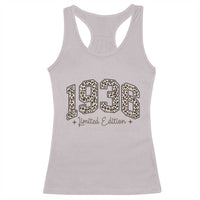 1936 Retro Birthday Racerback Tank Top 90 Year Old Leopard 90th Birthday Gifts For Women
