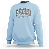 1936 Retro Birthday Sweatshirt 90 Year Old Leopard 90th Birthday Gifts For Women
