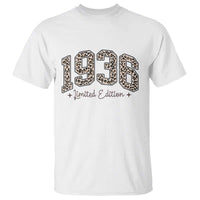 1936 Retro Birthday T Shirt 90 Year Old Leopard 90th Birthday Gifts For Women