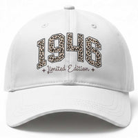 1946 Retro Birthday Baseball Cap 80 Year Old Leopard 80th Birthday Gifts For Women